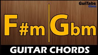 how to play f#/gb minor chord / cmo hacer el acorde fa#/solb menor