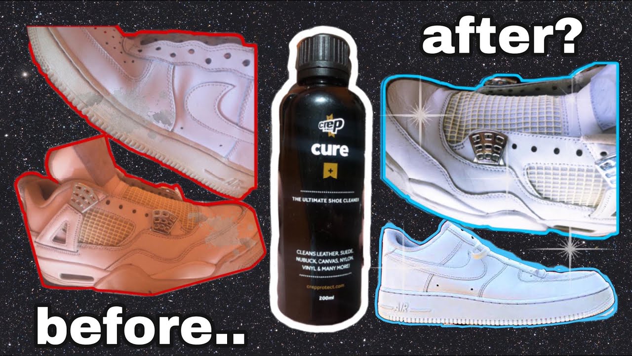 How to Clean White Shoes | Crep Protect Cure Review | How to Use Crep ...