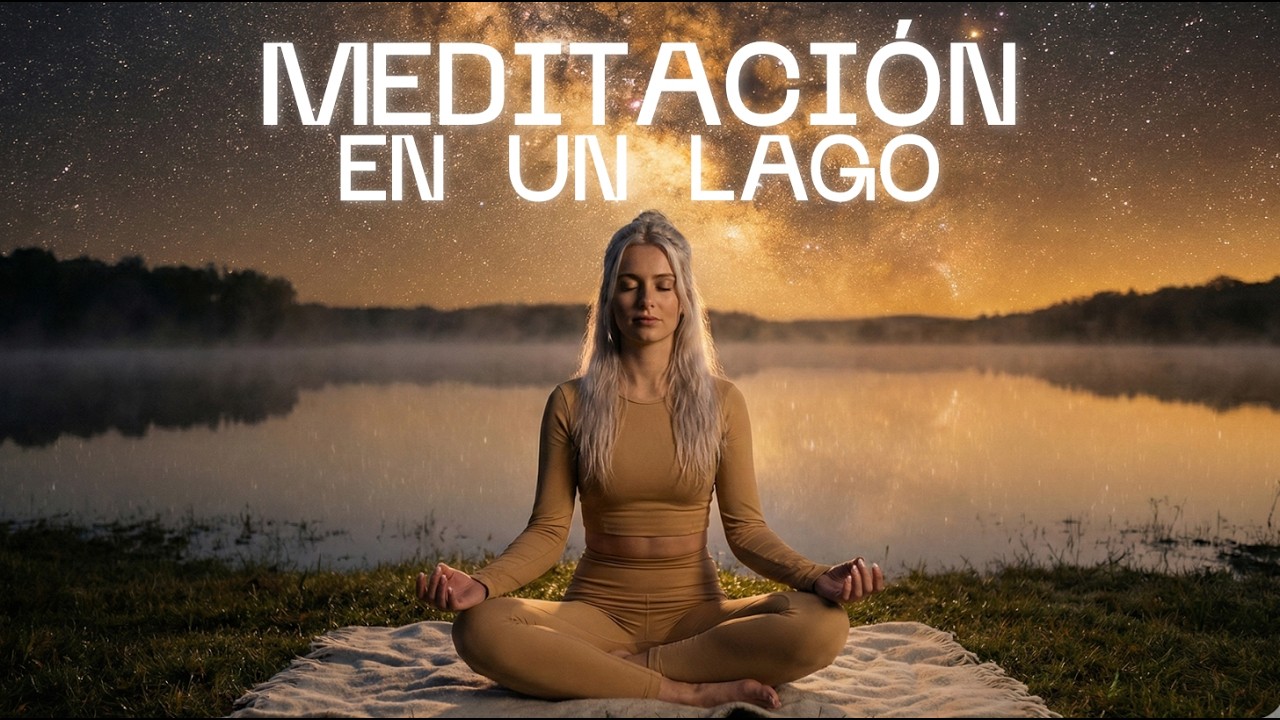 Musica Para Dormir | Descanso profundo bajo la luna en el lago inmóvil