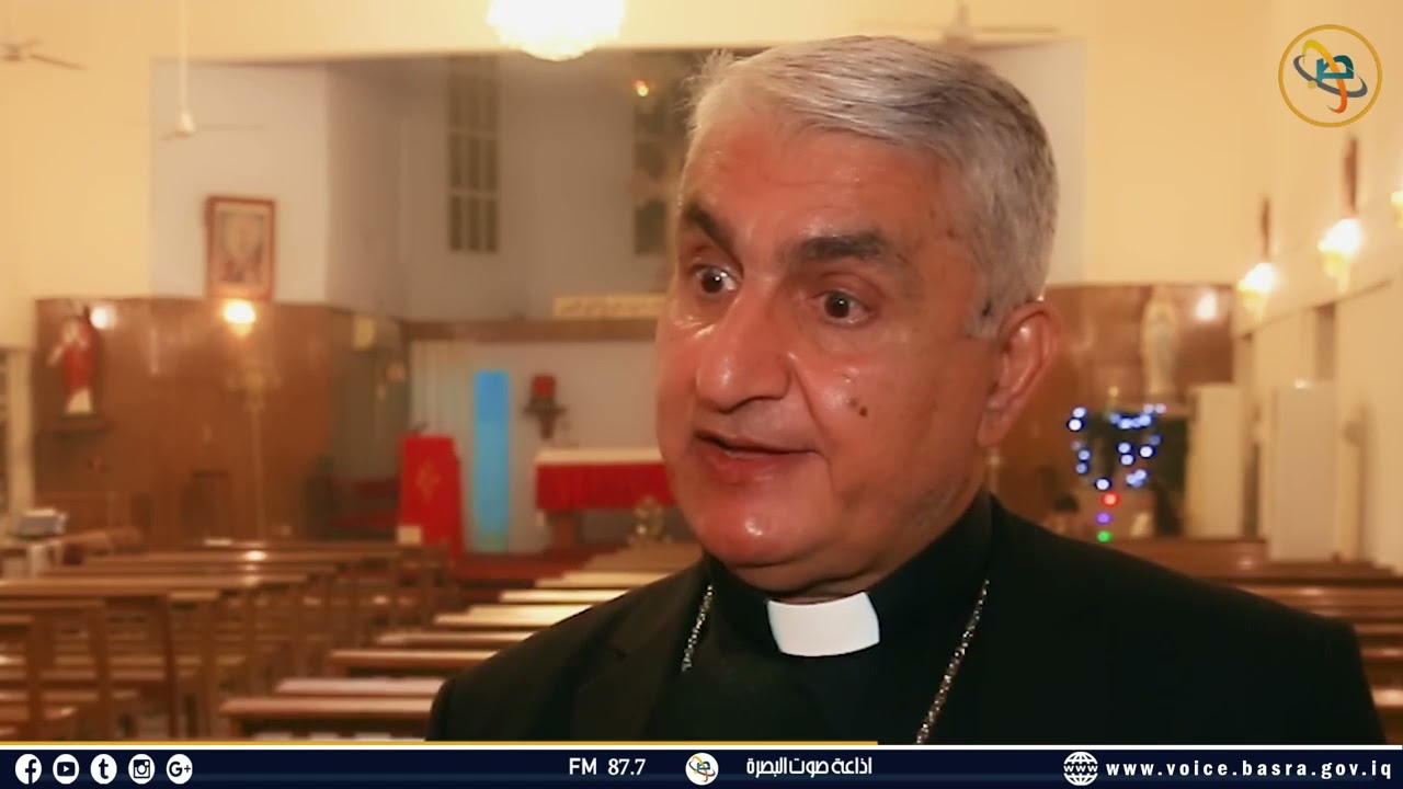 أجراس الكنائس في البصرة تدُق.. وتعلن بدء قداس أعياد الميلاد المجيد..