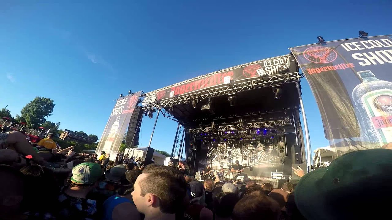 Parkway Drive Idols And Anchors (Live Rockfest 2015 Go Pro) YouTube