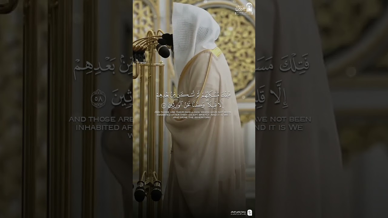 مقتطف من تلاوة فضيلة الشيخ #عبدالله_القرافي من صلاة التهجد ليلة ٢٣ رمضان ١٤٤٦هـ.