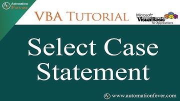 VBA Select Case Statement | Excel VBA Tutorial in Hindi