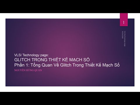 Video #VLSITechnology Glitch Trong Mạch Số | Phần 1 - Tổng... - youtube