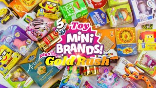 Toy Mini Brands + Mini Brands GOLD RUSH & DIY Storage Room