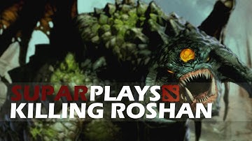 Dota 2  How To Kill Roshan At Level 1 In 50 Seconds Only 2 Heroes (Skeleton King and Ursa)