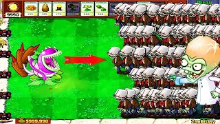 1 Chomper Cattail vs All Zombies Battlez - Plants vs Zombies