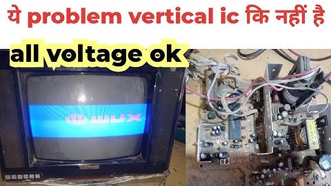 CRT TV Vertical Hight Problem solve repair. TDA11105PSN3 kit  Hight problem repairing