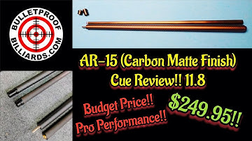 Bulletproof Matte Carbon Cue Review!! Limited Run Edition!!@BulletproofBilliardsOfficial 