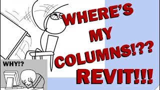 REVIT: Why Columns Don't Appear When Placed - How to Fix It (QUICK FIX)