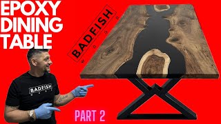 Tips for building a walnut and epoxy resin table ( PART 2 )