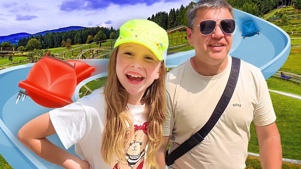⁣ناستيا تزور خمسة أماكن جميلة خلال رحلة عائلية إلى سويسرا