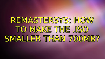 Ubuntu: Remastersys: how to make the .iso smaller than 700MB? (3 Solutions!!)