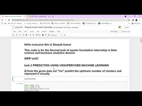 task 2 unsupervised machine learning