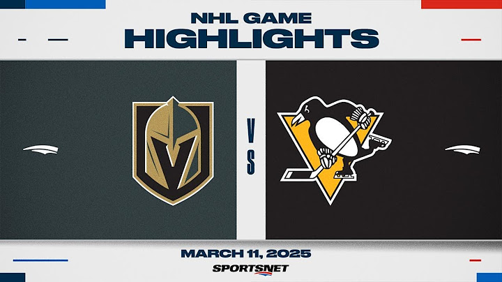 NHL Highlights | Golden Knights vs. Penguins - March 11, 2025