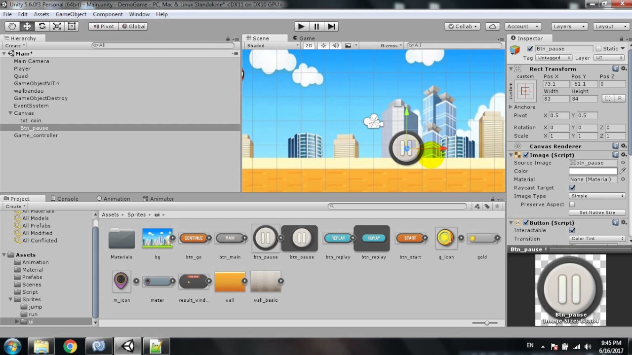 Hướng Dẫn Game Unity 2D Part 2 | Make 2D Unity Game Tutorial - YouTube