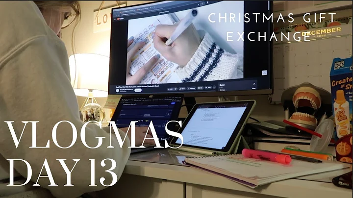 christmas gift exchange ~ vlogmas day 13
