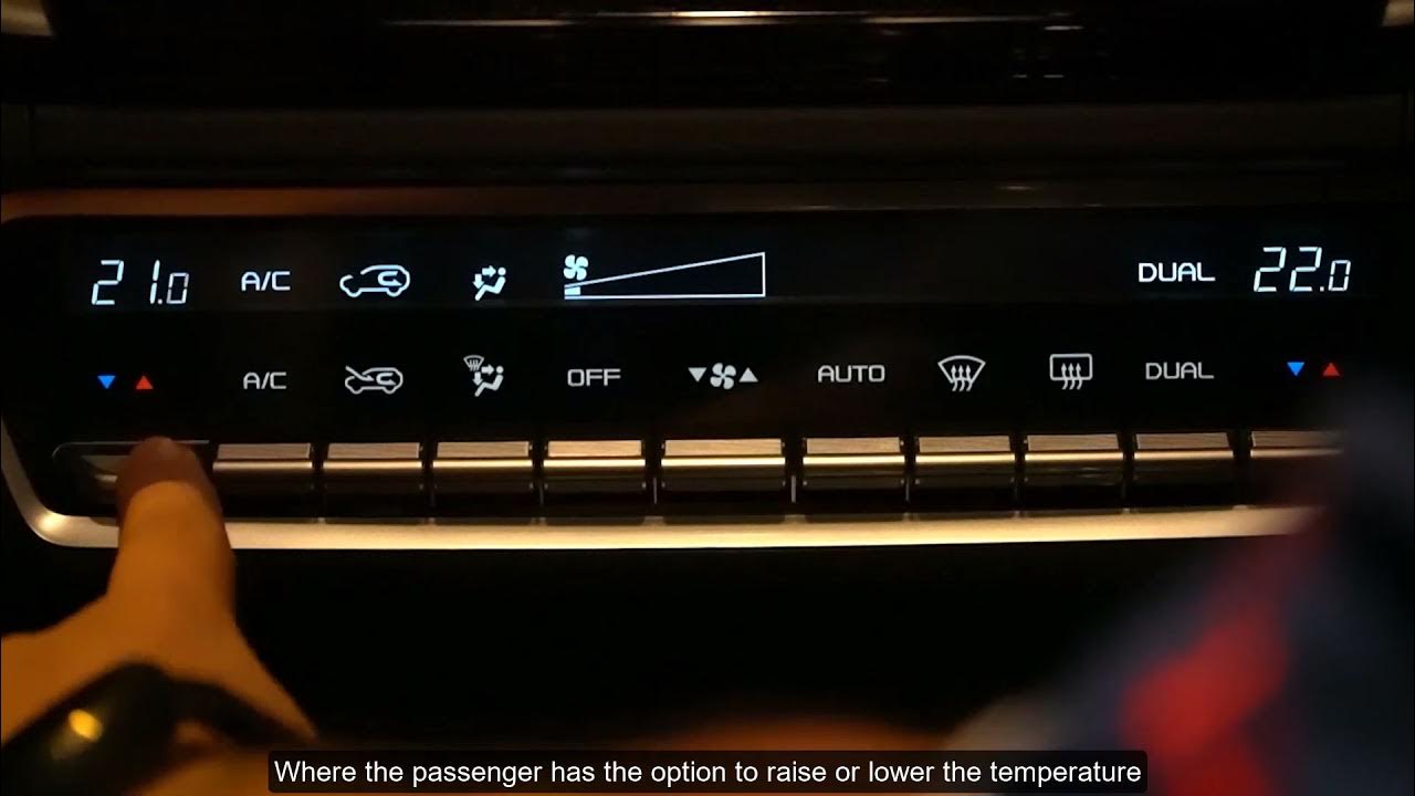 Dual Zone Auto Climate Control YouTube