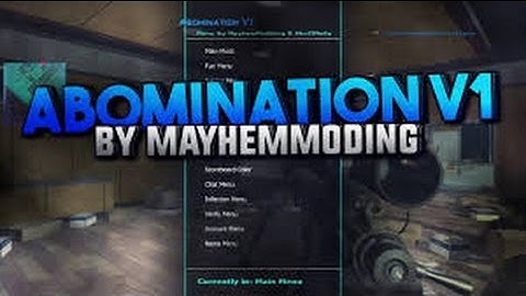 Mw2 Menu [Patch + Backup] Abomination V1 No Jailbreak!!!
