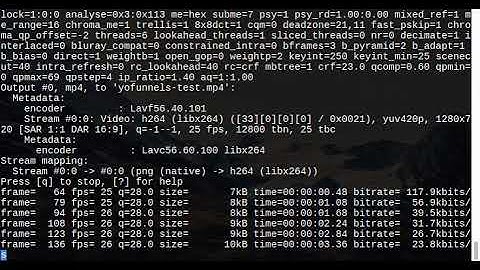 FFMpeg Image To Video