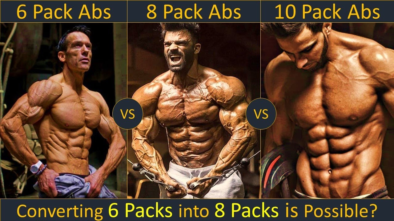 8 Pack of Abs/6 Pack vs 8 Pack vs 10 pack/4 pack vs 6 pack vs 8 pack/8 pack  of Abs /Fitness Warrior - YouTube