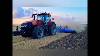 : Dezmiristit grau! Case Magnum 400 Afs Connect + Lemken Heliodor 9/700