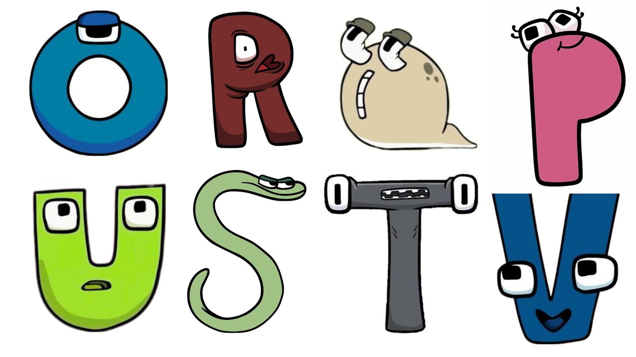 HOW TO MAKE 😍Paper Alphabet lore O P Q R S T U V # ...
