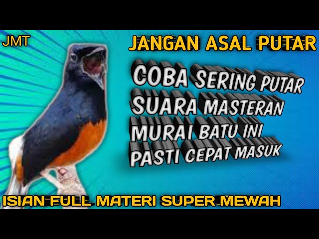 COBA SERING PUTAR SUARA MASTERAN MURAI BATU INI PASTI CEPAT MASUK class=