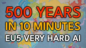 Europa Universalis 5 - Very Hard - AI Only Timelapse [4K]