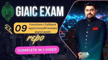 GIAIC TypeScript Exam Preparation | Covering Sir Zia  Repo 9 by Sir Moeed Qadri