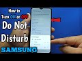 How to turn on or off do not disturb on Samsung Galaxy A02