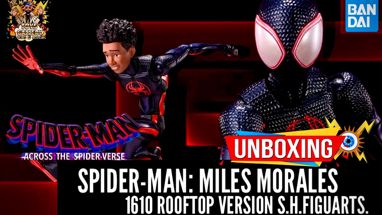 Spiderman Miles Morales 1610 Rooftop Version S.H.Figuarts Review 
