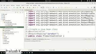 Spring Boot Rest Controller with HTTP Methods