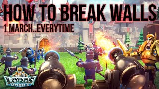 Break The Wall First Try Every Time! - Lords Mobile