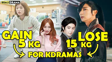 Korean Actors Who Gained or Lost Weight for their Kdramas (And Their Extreme Diet)