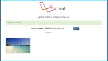 Ajax File Upload in Laravel