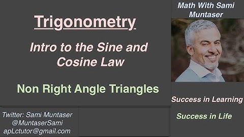 Non Right Angle Triangles. The Sine and Cosine Law.