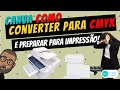 Como converter de RGB para CMYK com o Canva - Imprimir arquivo Canva.