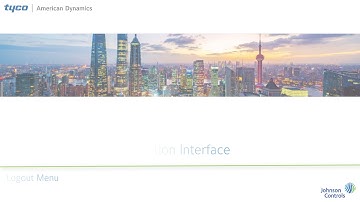 Navigating the Administration Interface  -  Logout Menu