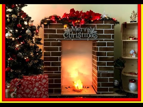 Decorazioni Natalizie Per Camino Fai Da Te.Decorazioni Di Natale Come Fare Il Camino Di Natale In 10 Minuti Youtube