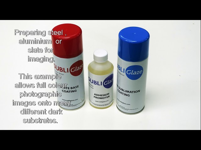 SubliGlaze Instructions on Metal and Glass, Sublimation coatings