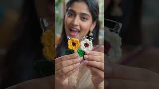 Handmade crochet saree pin ✨ Make your saree look unique, elegant and special — comment now!