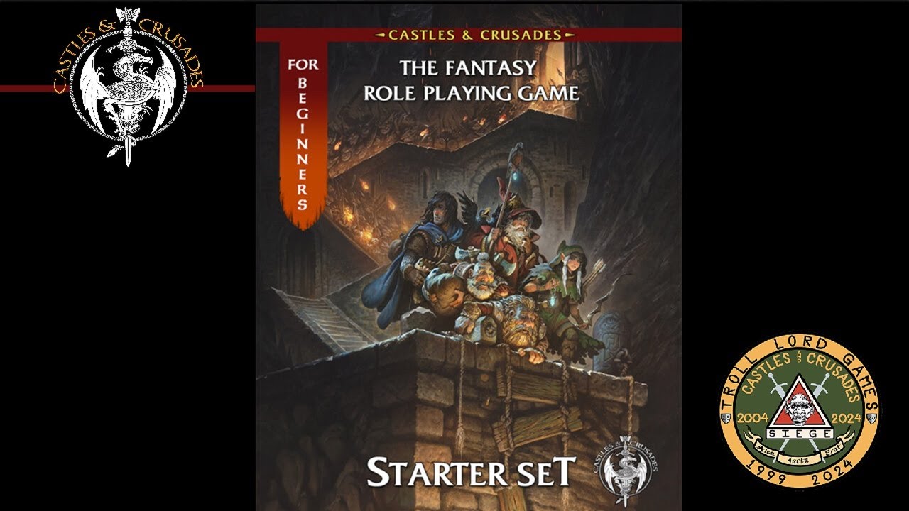 Castles & Crusades Starter Set Box Opening (plus 100th C&C