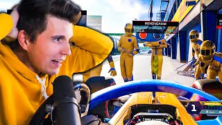 Frontflügel beim ersten Rennen komplett zerstört! | F1 2020 mit Lenkrad screenshot 5