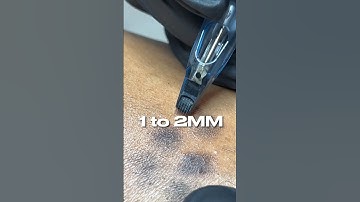 Tattoo needle depth visualized #shorts