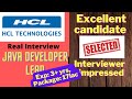 Java developer live interview recording excellent candidate  selected 37 yr exp