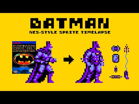 Batman Pixel Art | NES-style sprite