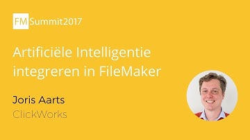 Artificiële Intelligentie integreren in FileMaker - Joris Aarts