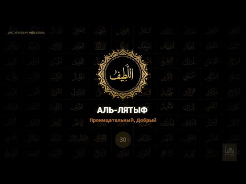 30. Аль-Лятыф - Проницательный, Добрый | 99 имён Аллаха
