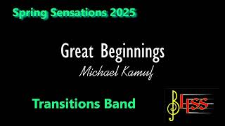 BHSS Music: "Great Beginnings"